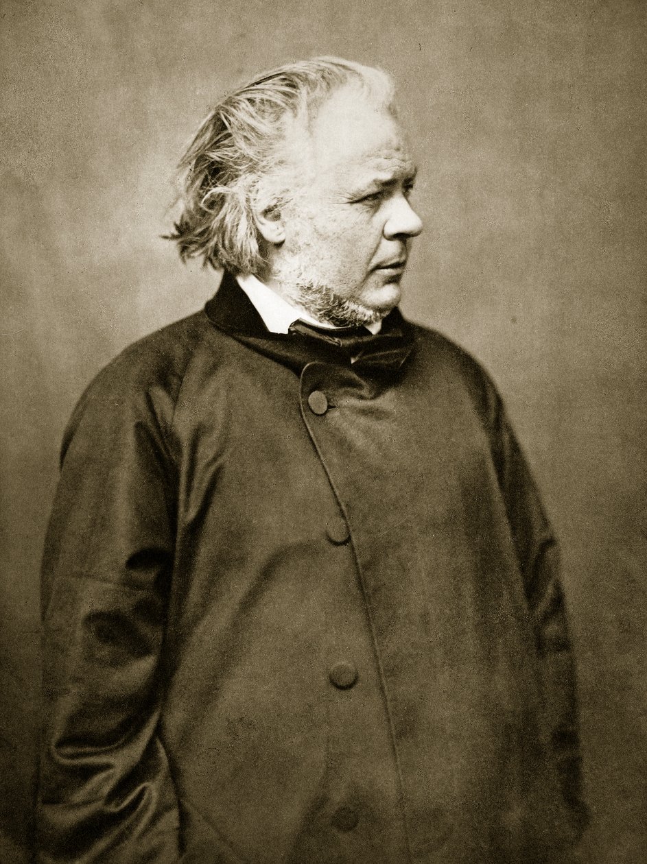Honore Daumier (Sepia-Foto) von Nadar