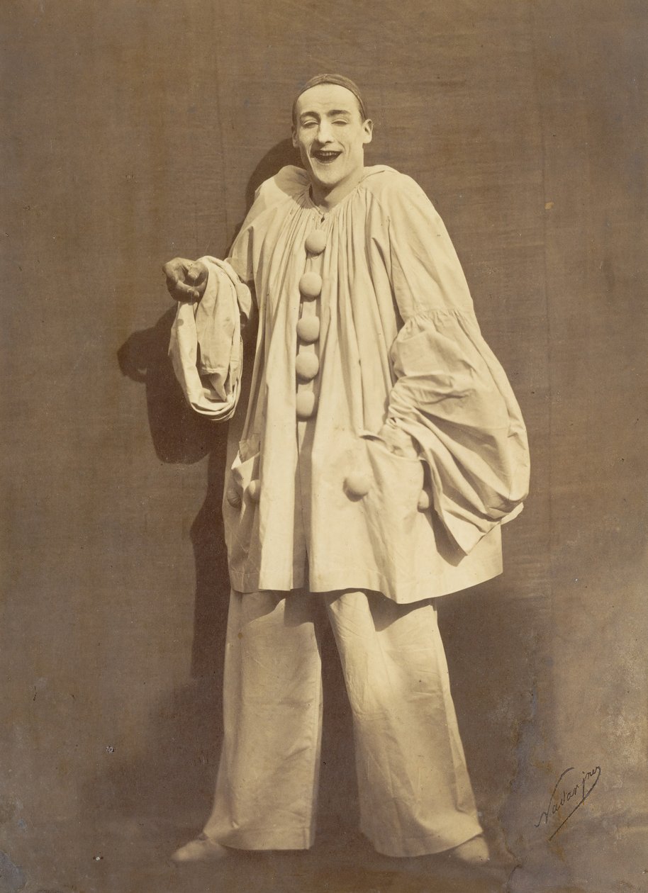 Lachender Pierrot von Nadar