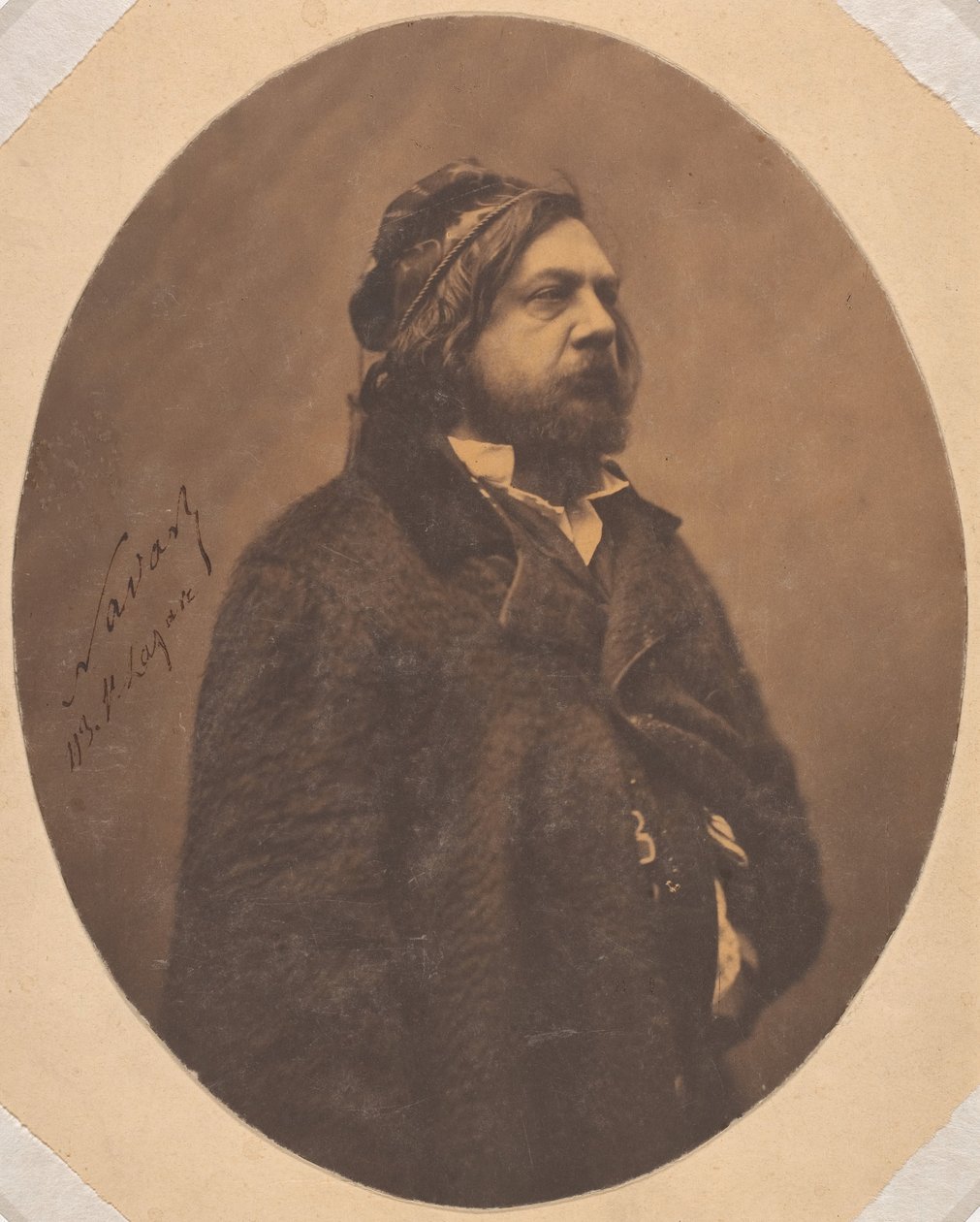 Théophile Gautier, ca. 1856 von Nadar