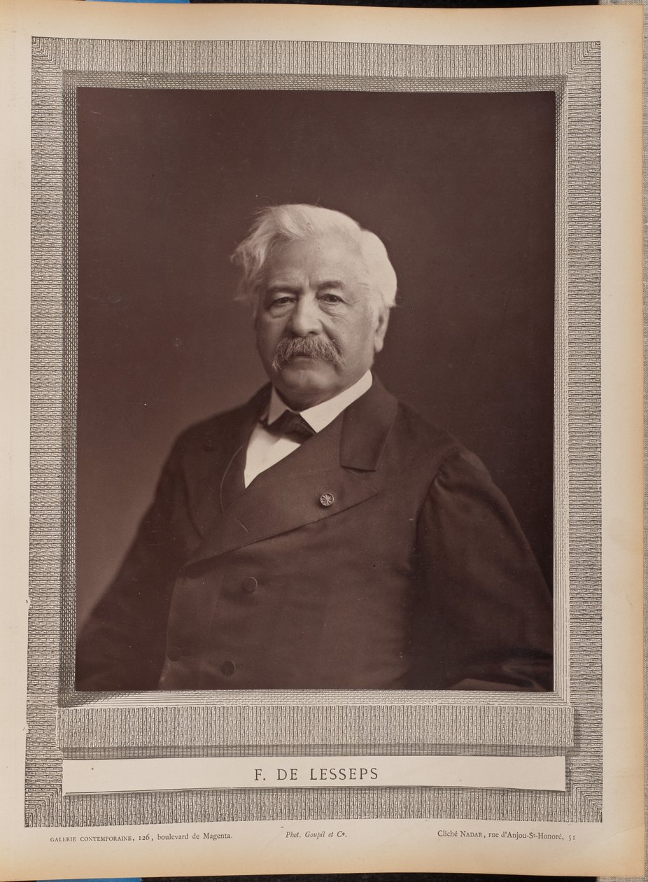 F. de Lesseps von Nadar [Gaspard Félix Tournachon]