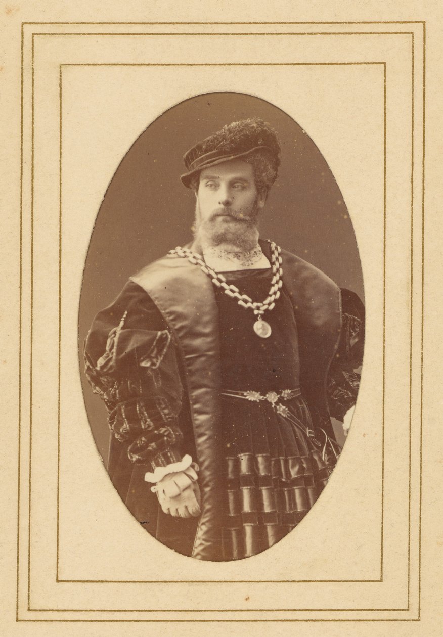 Worms [französischer Schauspieler] von Nadar [Gaspard Félix Tournachon]