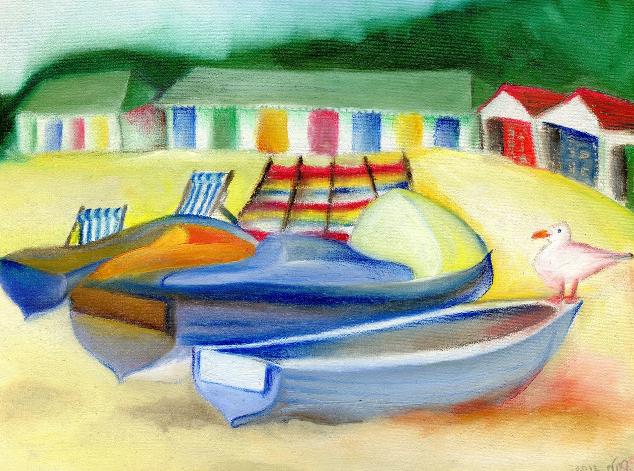 Durley Chine Möwe (2012) von Nancy Moniz Charalambous