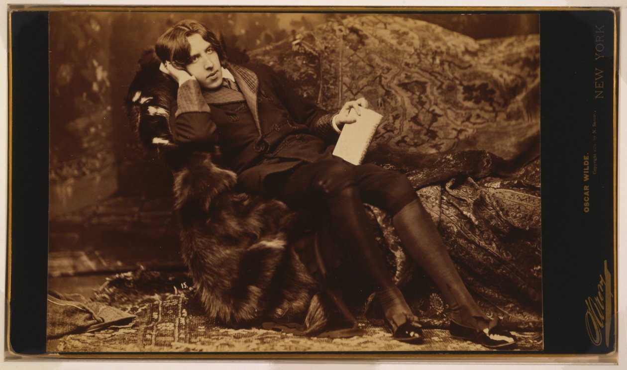 Porträt von Oscar Wilde, ca. 1822 von Napoleon Sarony