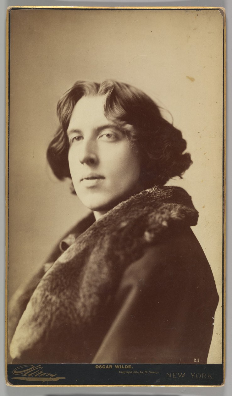 Oscar Wilde, 1882 von Napoleon Sarony