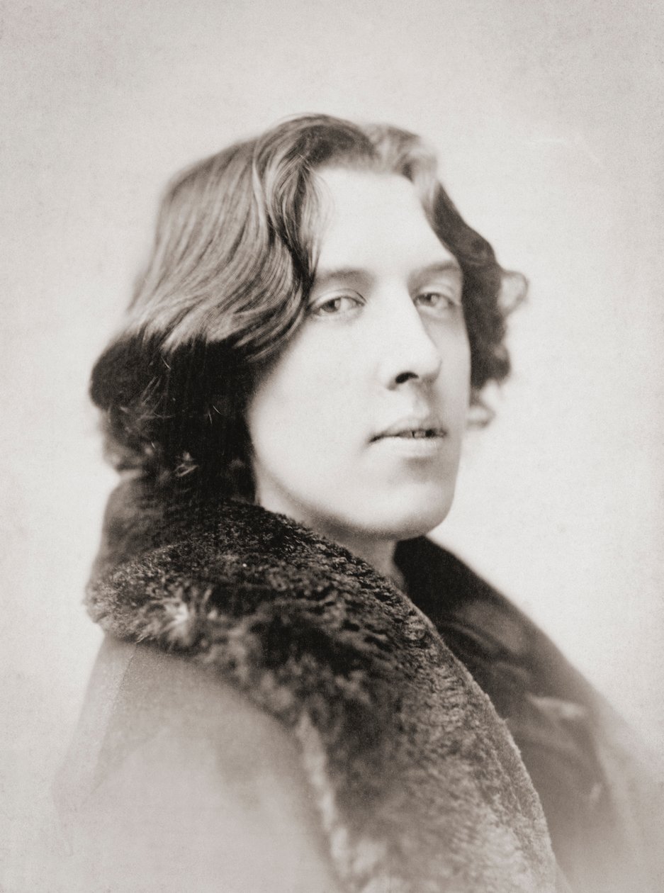Oscar Wilde, frühe 1880er Jahre (s/w Foto) von Napoleon Sarony