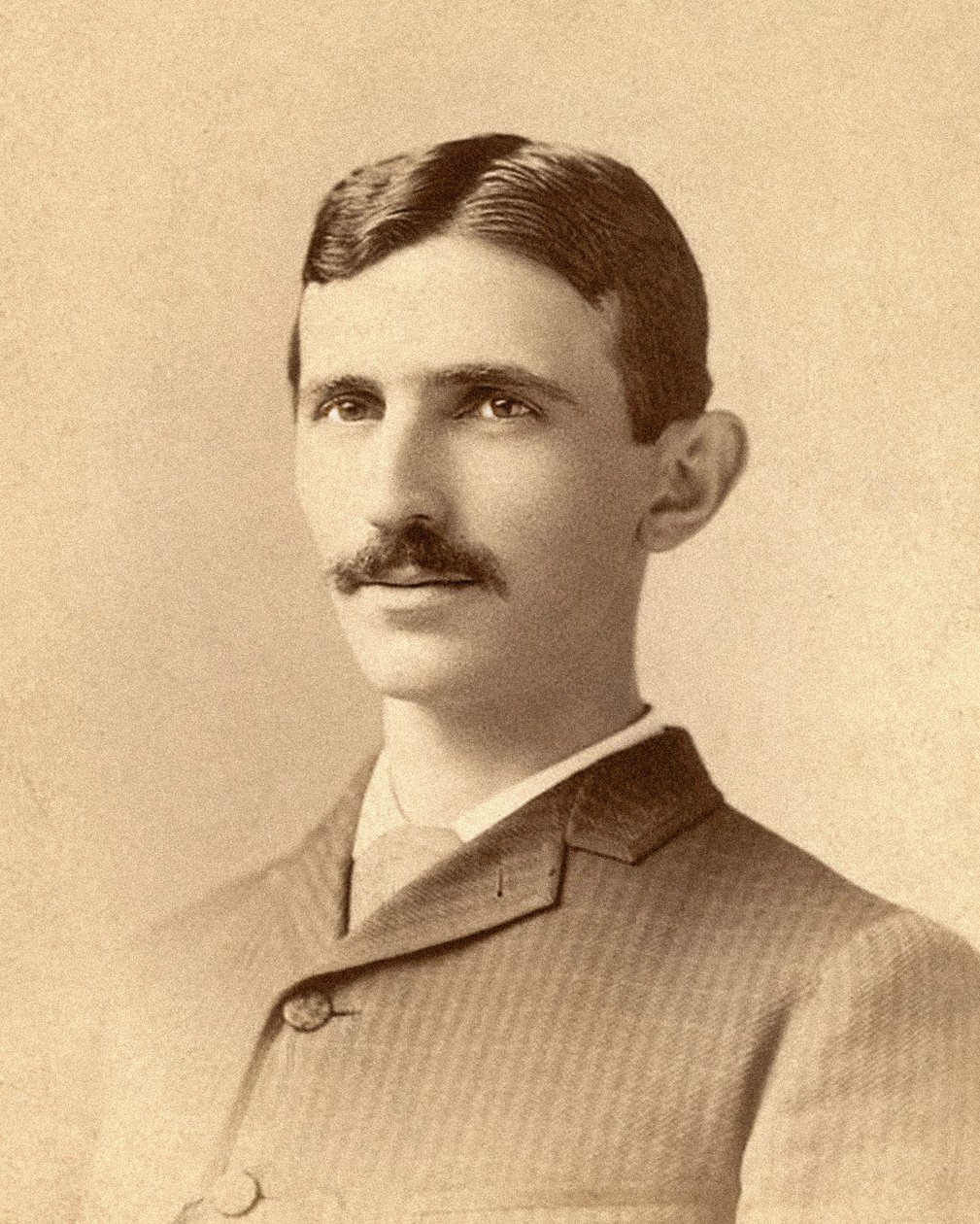 Porträt von Nikola Tesla, ca. 1885 von Napoleon Sarony