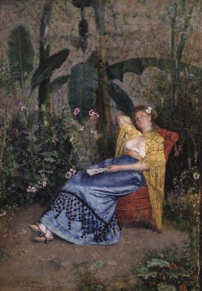 Siesta im Garten von Narcisco Ruiz de Caceres