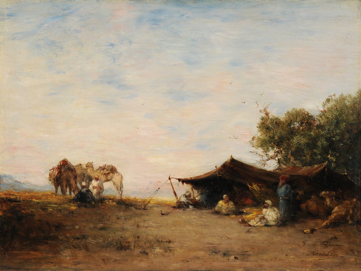 Ein Gourbi von Narcisse Berchere