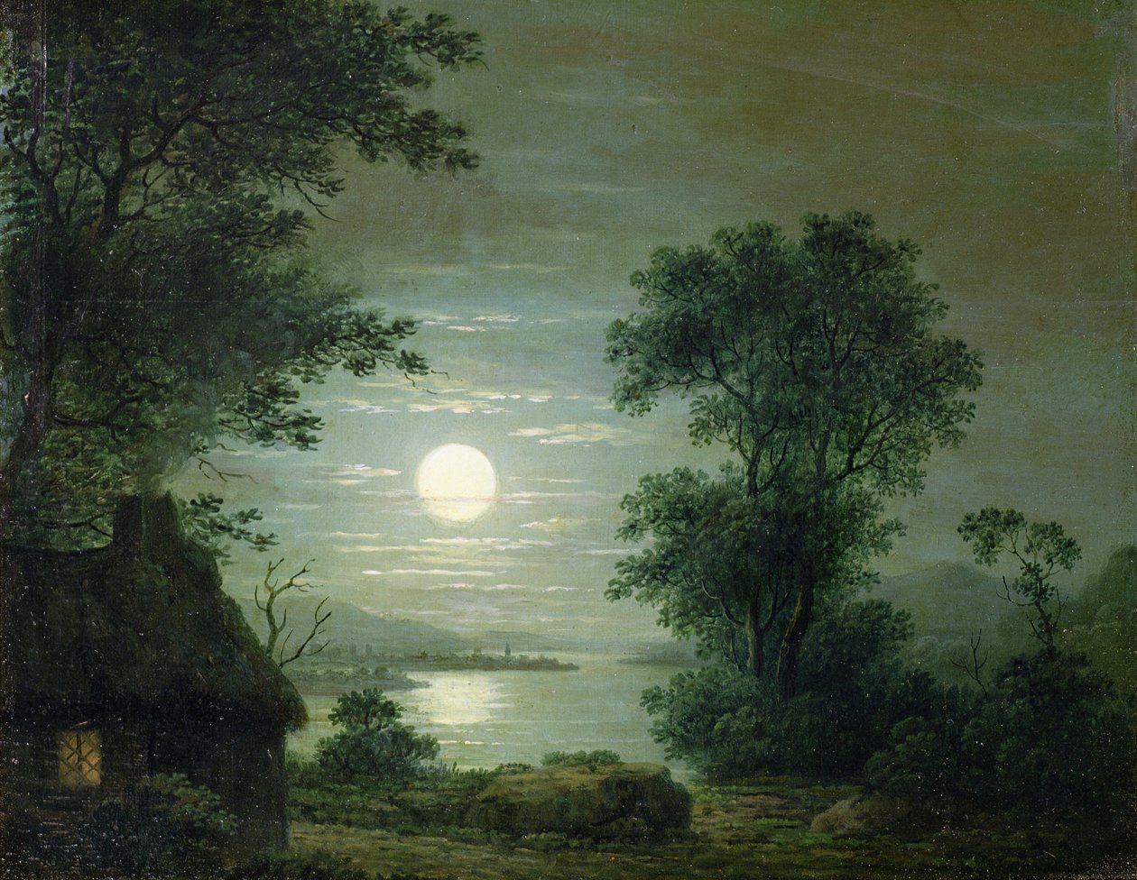 Landschaft bei Nacht von Nathan Theodore Fielding
