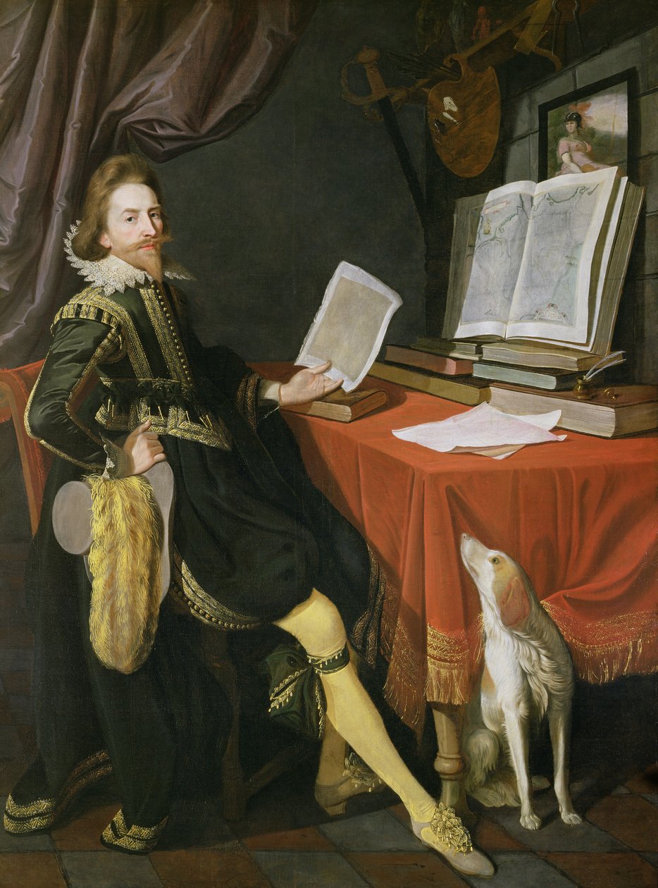 Selbstporträt von Nathaniel Bacon