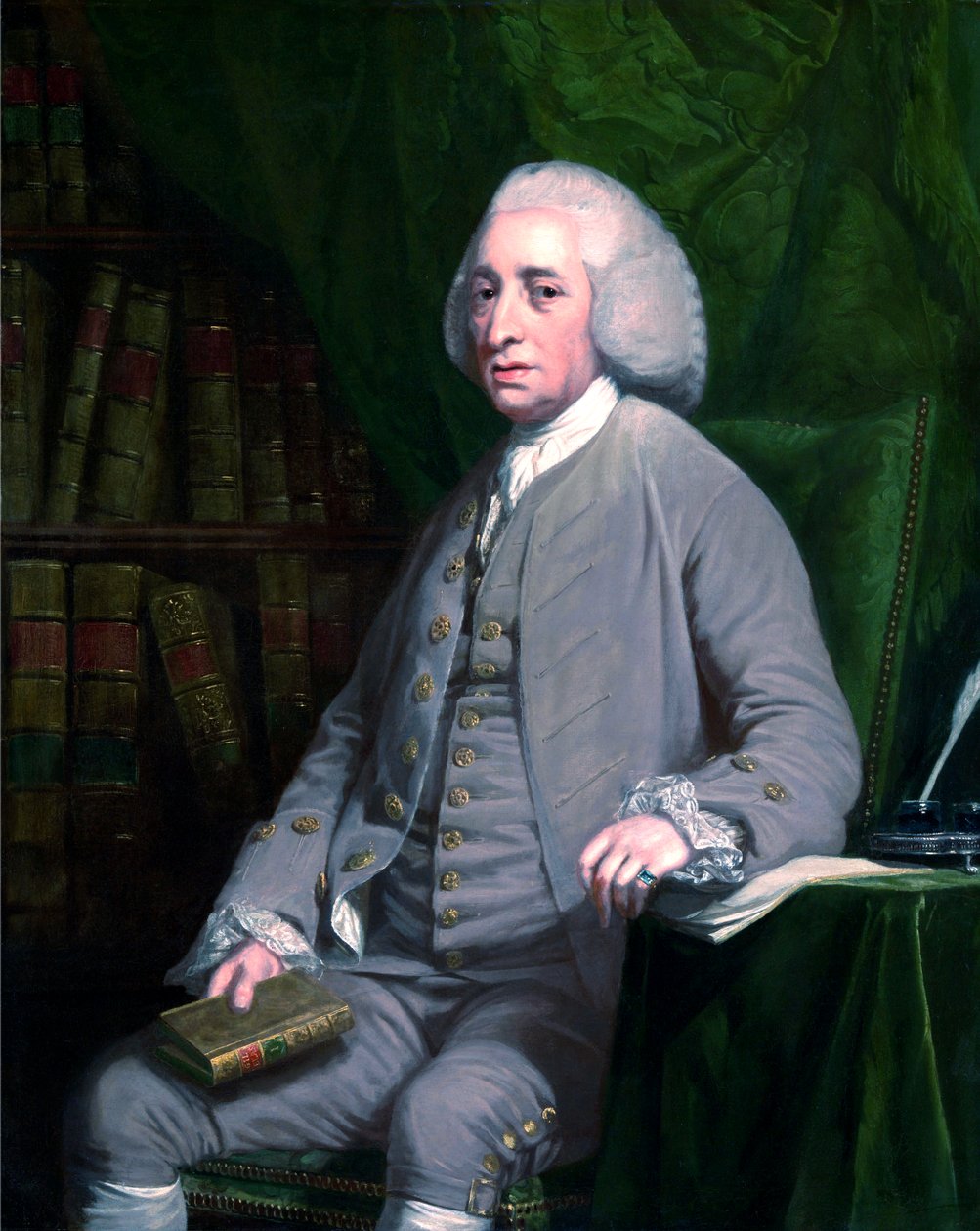 Tobias Smollett von Nathaniel Dance Holland