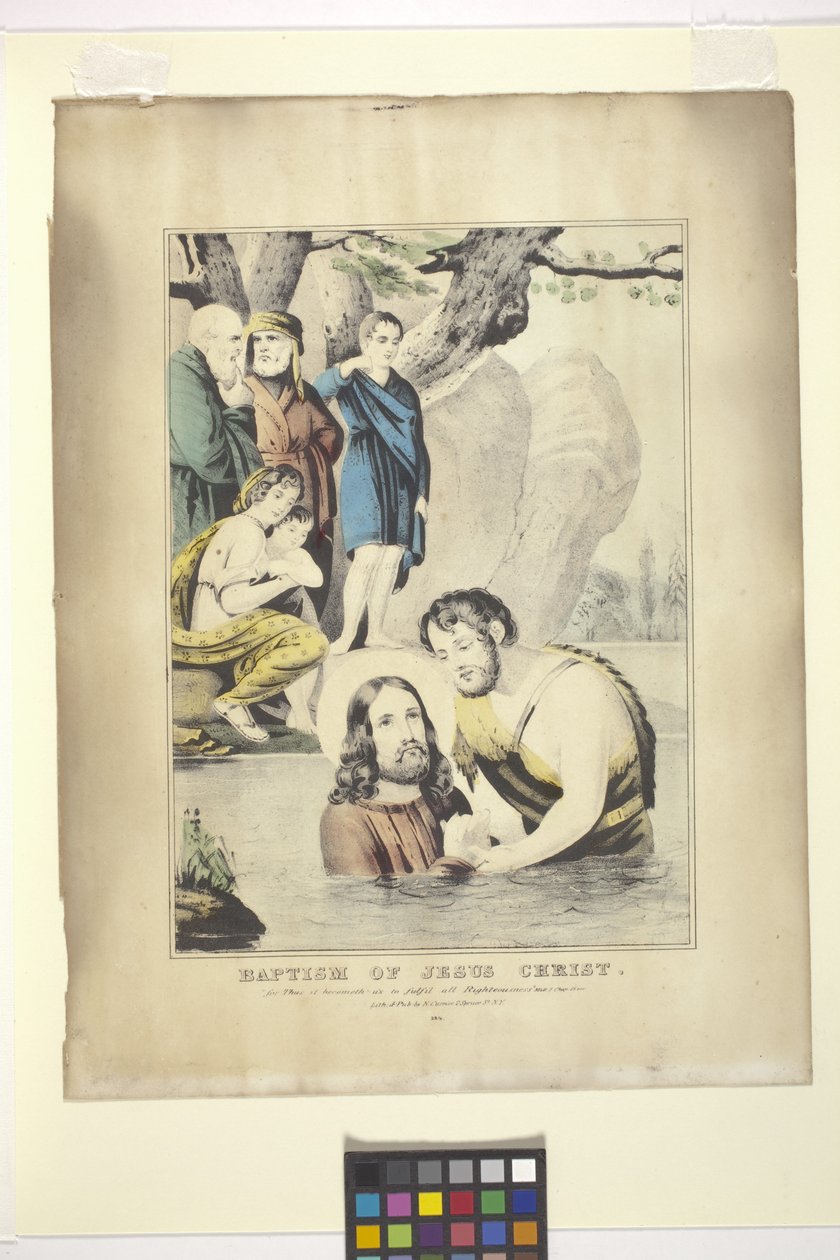 Taufe Jesu Christi von Nathaniel Currier