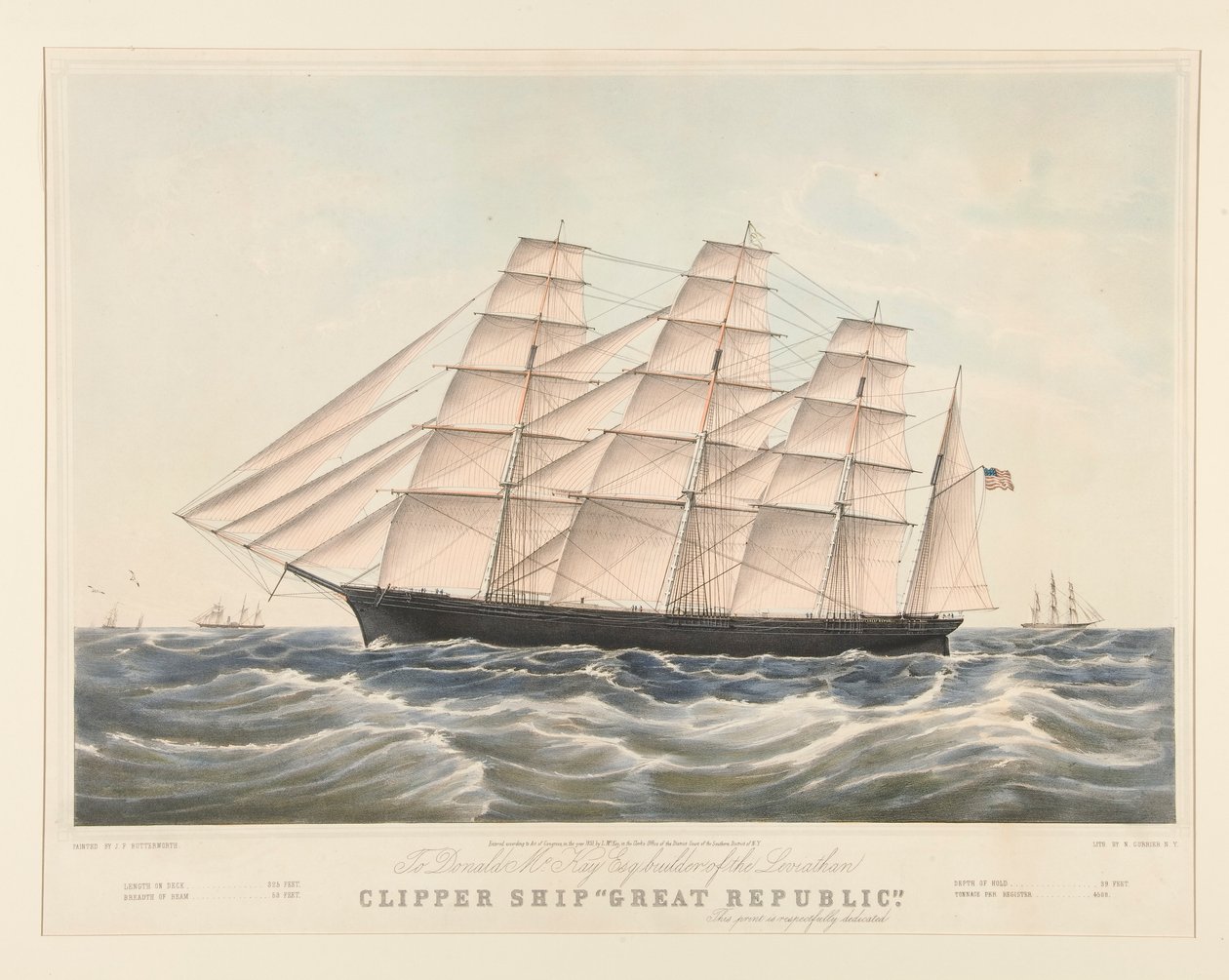 Klipperschiff von Nathaniel Currier