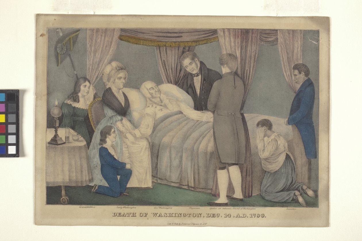 Tod von Washington von Nathaniel Currier