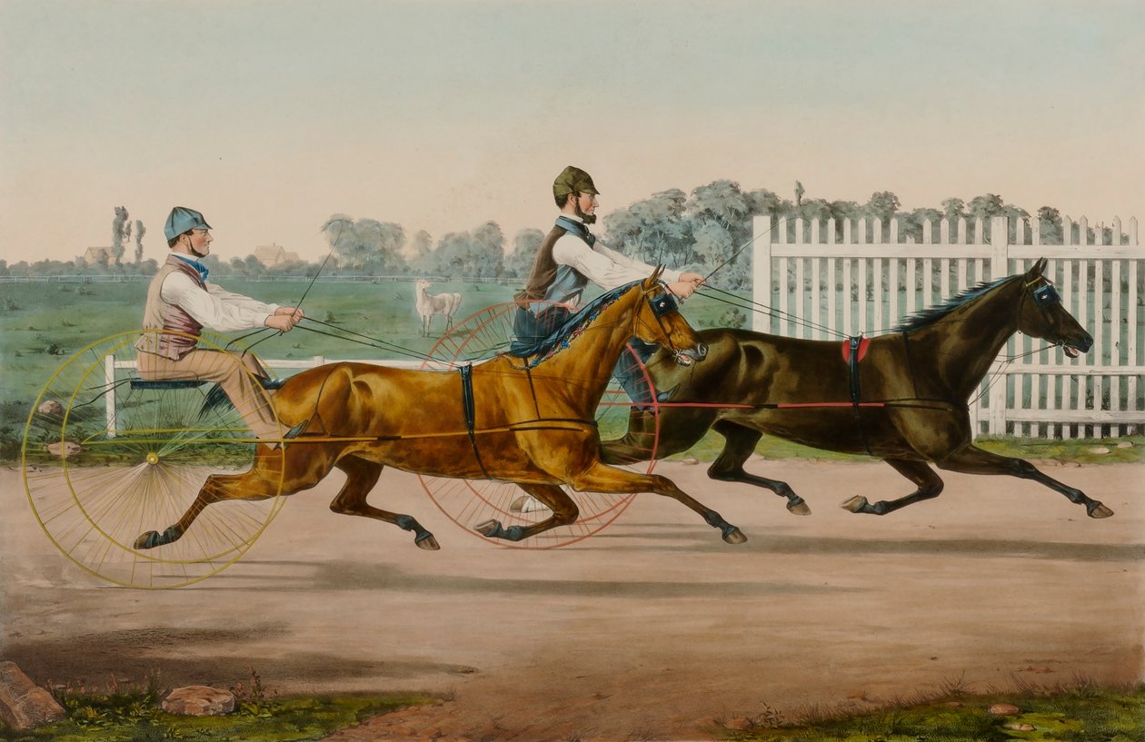 Flora Temple und Highland Maid von Nathaniel Currier