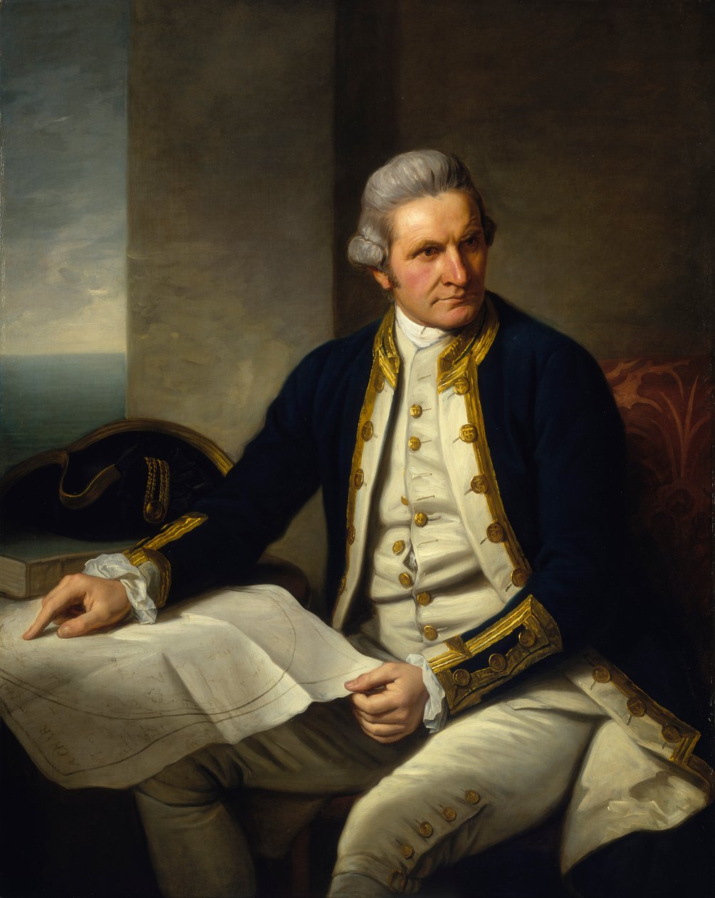 Kapitän James Cook (1728-1779) von Nathaniel Dance