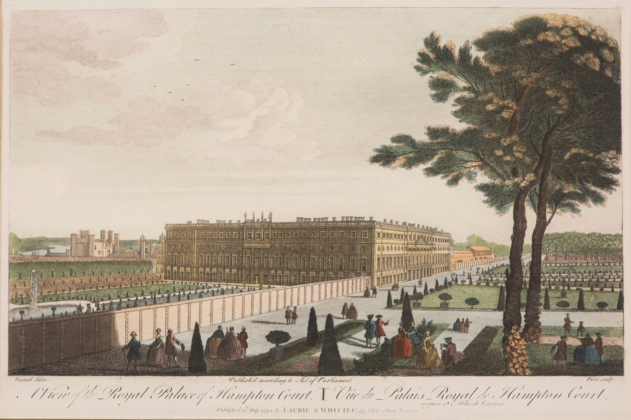 Der königliche Palast von Hampton Court von Nathaniel Parr