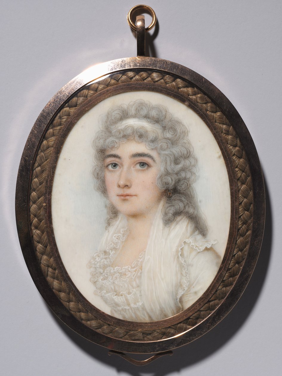 Porträt einer Frau, ca. 1795 von Nathaniel Plimer