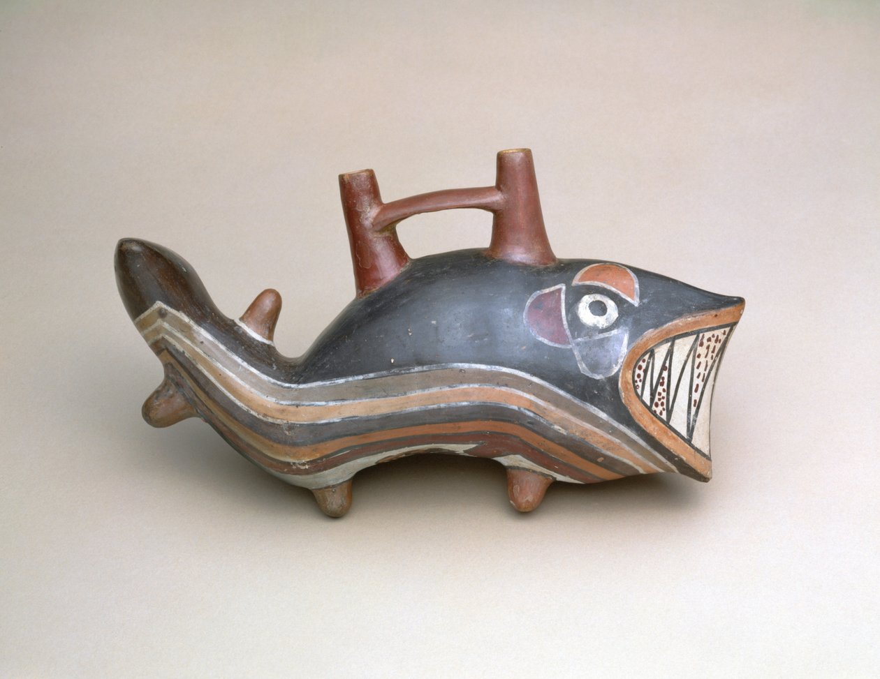 Killerwal-Gefäß, Peru, 100 v. Chr.-600 n. Chr. von Nazca Culture