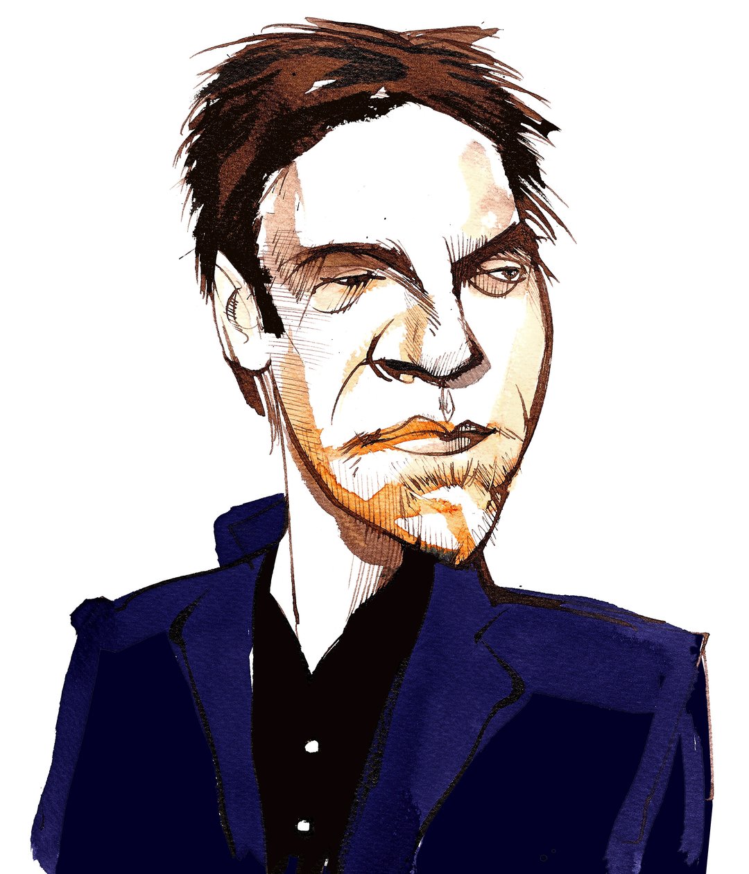 Leif Ove Andsnes, Karikatur von Neale Osborne