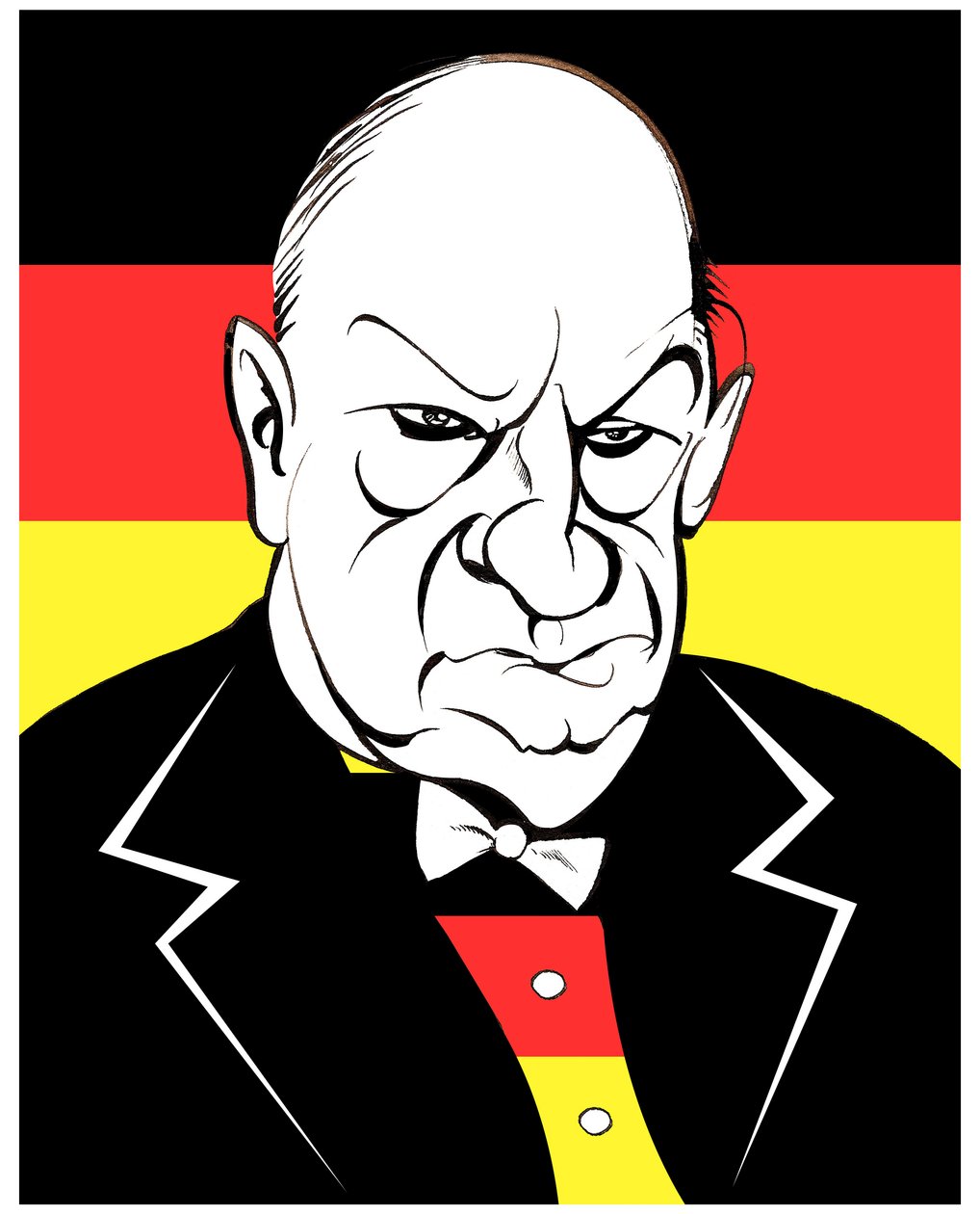 Paul Hindemith - deutscher Komponist, Dirigent und Bratschist, 1895-1963 von Neale Osborne