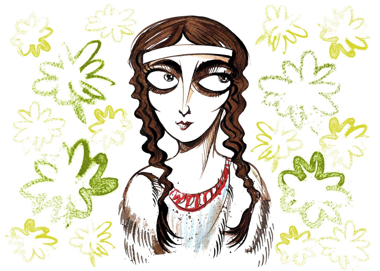 Pocahontas, indianische Prinzessin und Volksheldin von Neale Osborne