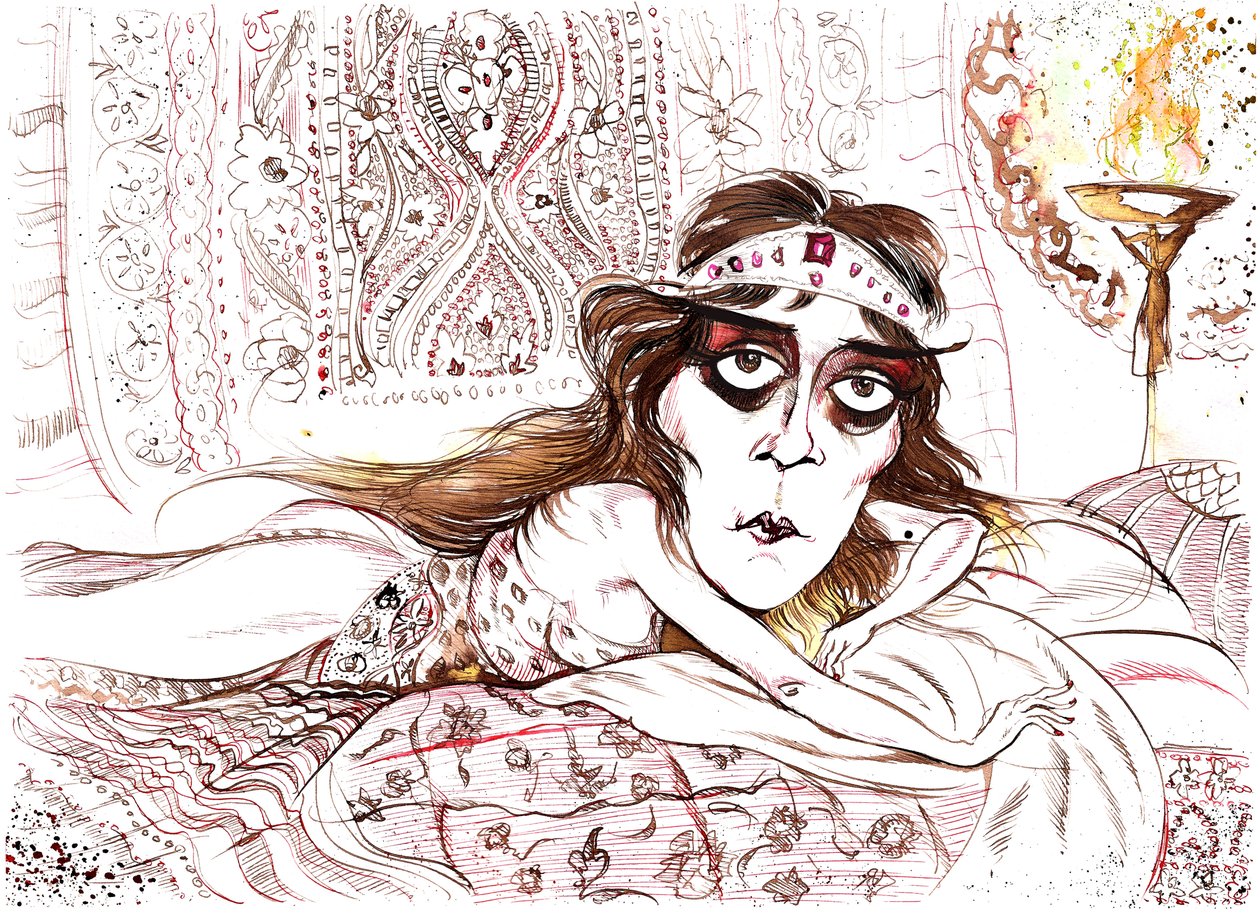 Theda Bara als Cleopatra von Neale Osborne