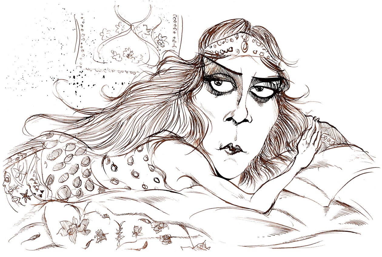 Theda Bara als Cleopatra von Neale Osborne
