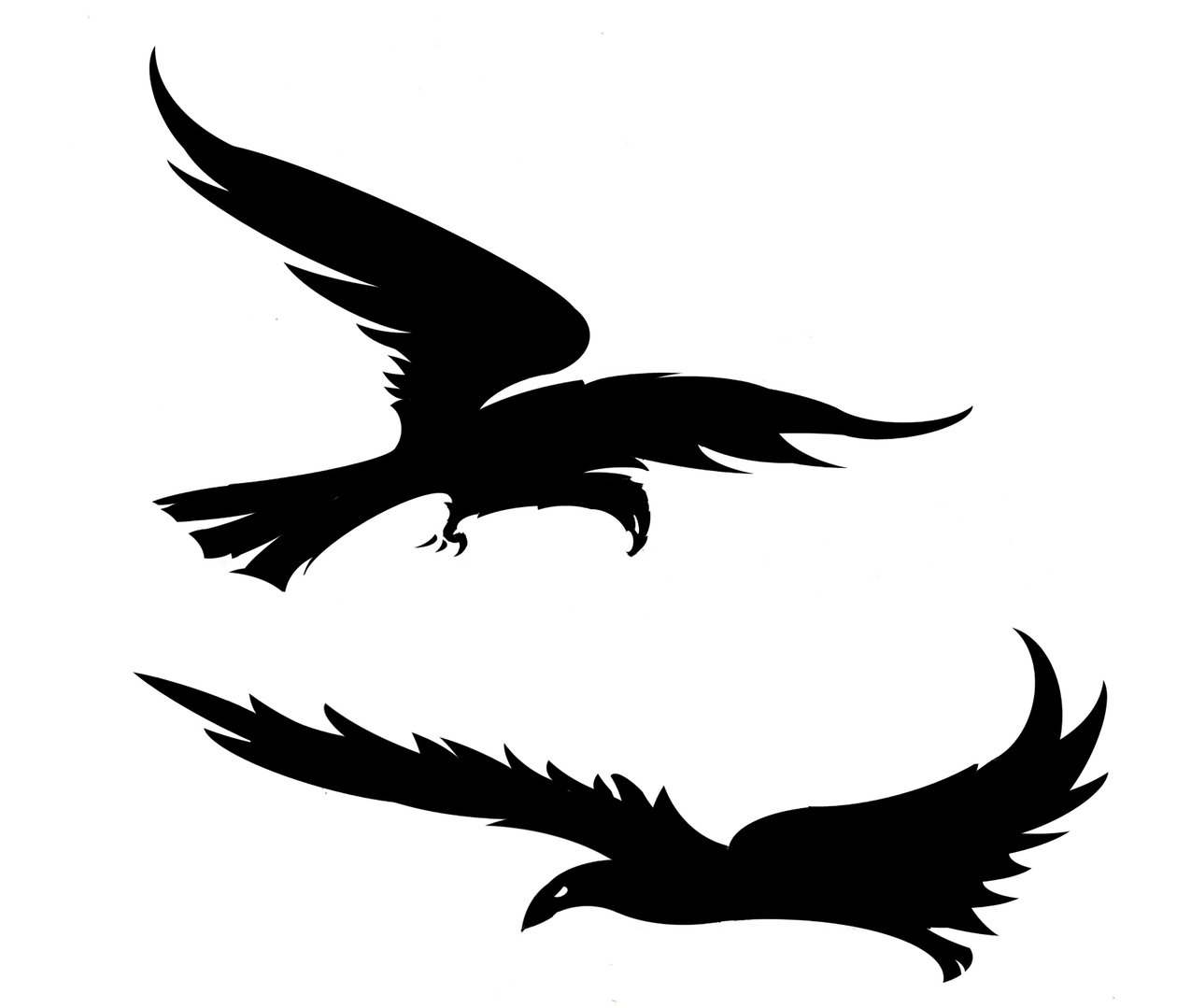 Vogelsilhouetten, 2022 von Neale Osborne