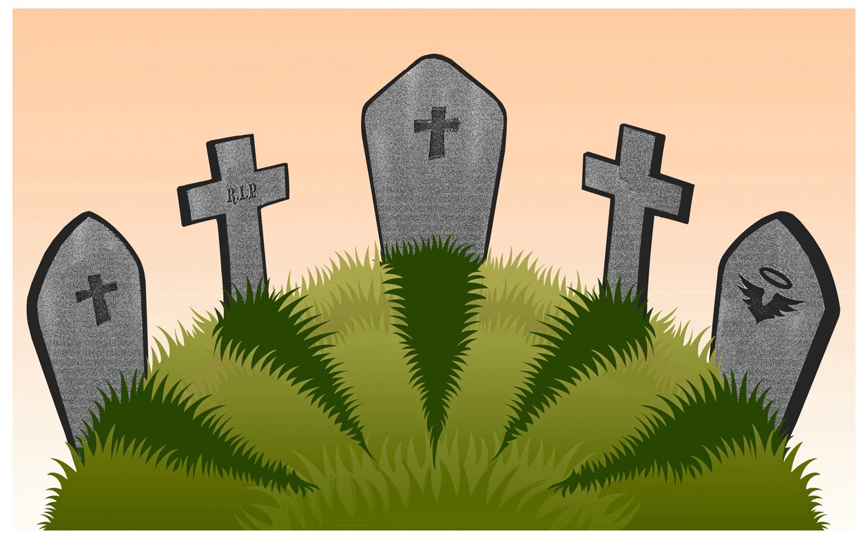Friedhof, 2023 von Neale Osborne