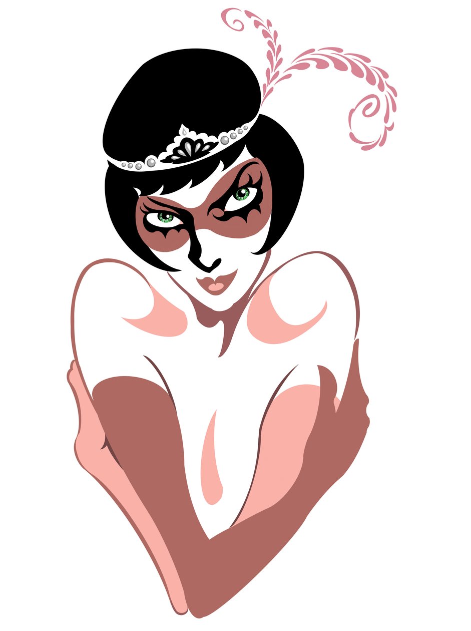 Maskierte Flapper, 2016 von Neale Osborne