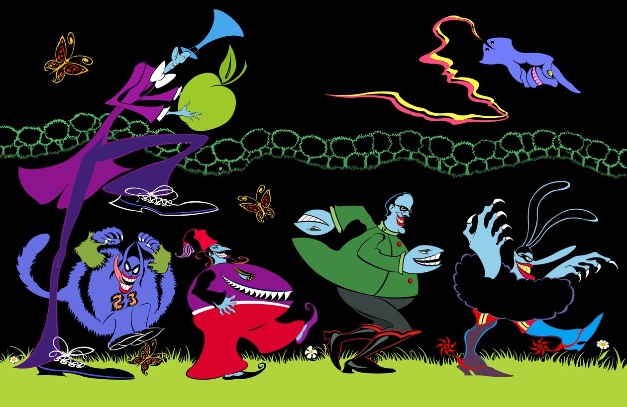 Die Blauen Meanies, 2023 von Neale Osborne