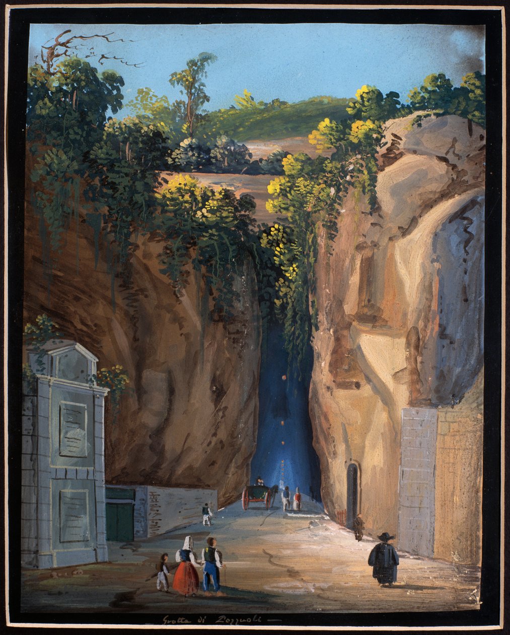 Höhle in Pozzuoli von Neapolitan School