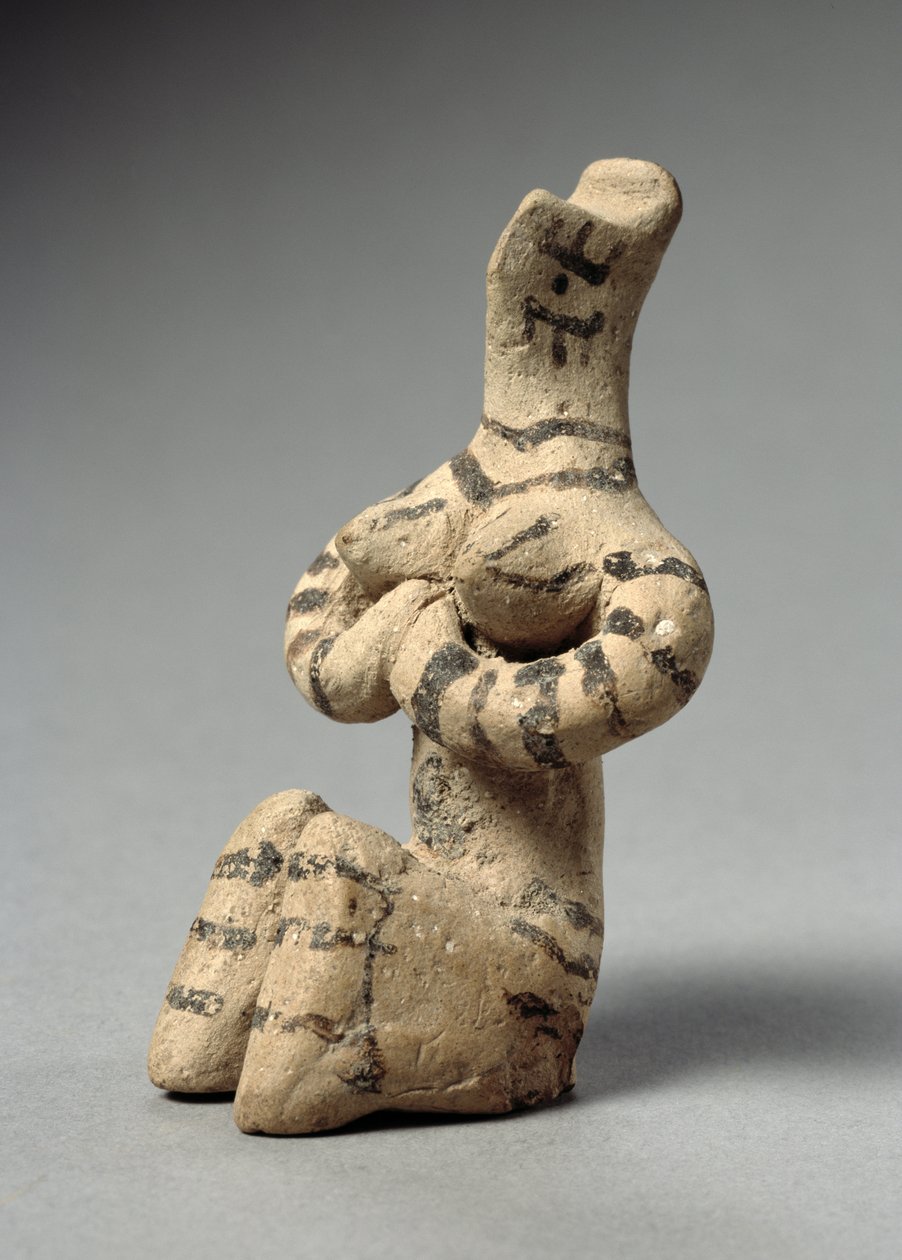Steatopyge Figur, Tell Halaf, 6.-5. Jahrtausend v. Chr. (Terrakotta) von Neolithic