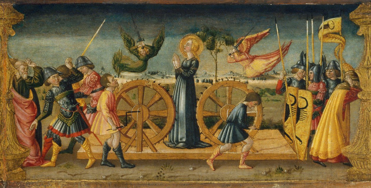 Das Martyrium der Heiligen Katharina von Neri di Bicci