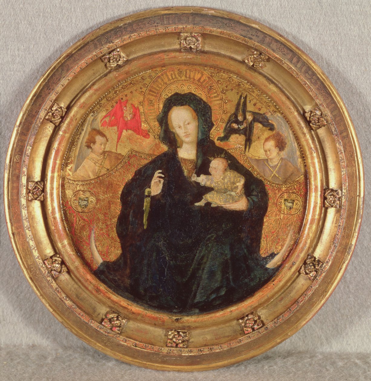 Madonna mit dem Christkind beim Schreiben, 1410-20 von Netherlandish School