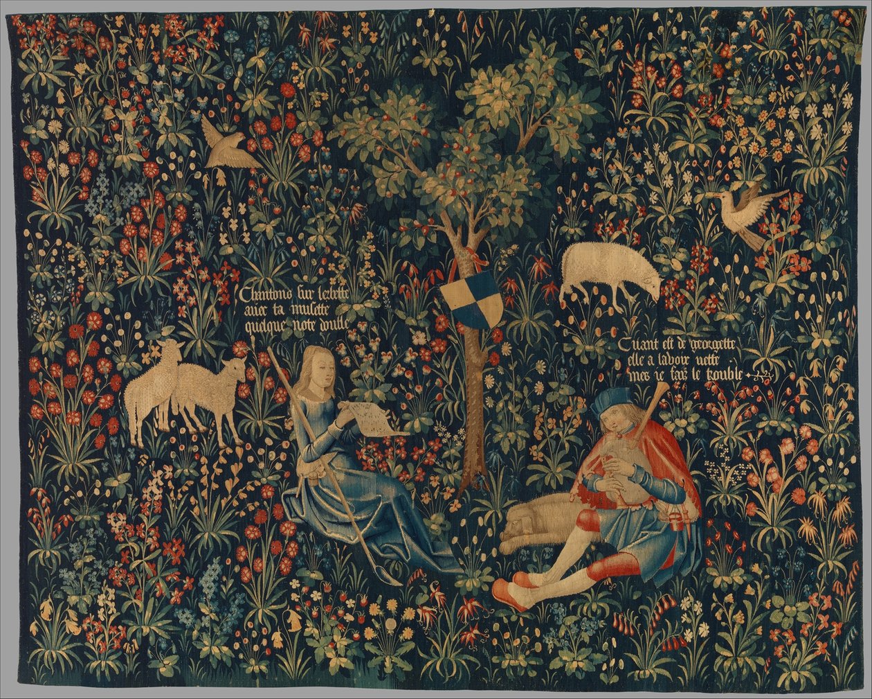 Hirte und Hirtin machen Musik, ca. 1500-30 von Netherlandish School