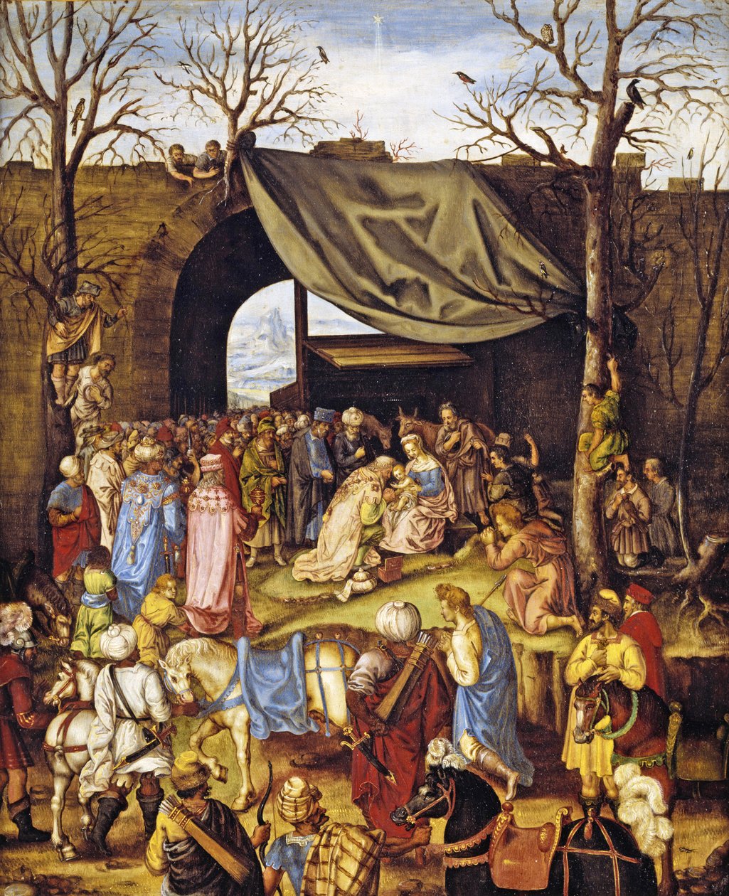 Die Anbetung der Könige von Netherlandish School