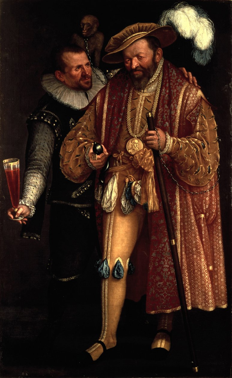 Zwei Narren, ca. 1600 von Netherlandish School