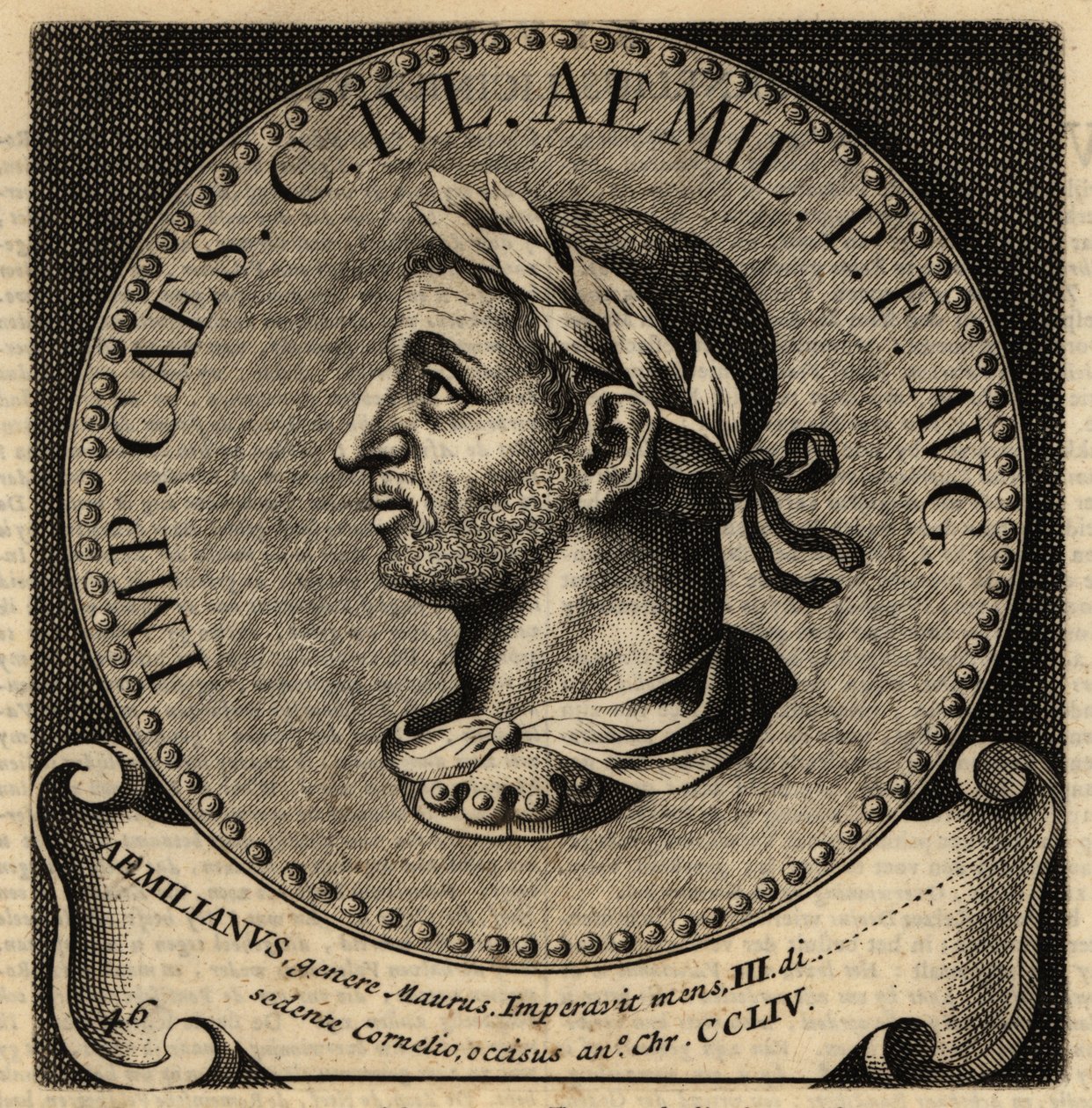 Porträt des römischen Kaisers Aemilian von Netherlandish School