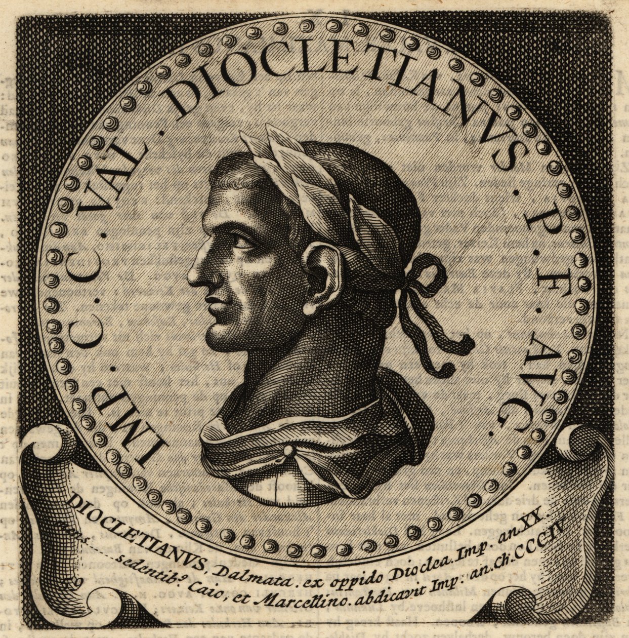 Porträt des römischen Kaisers Diokletian. von Netherlandish School