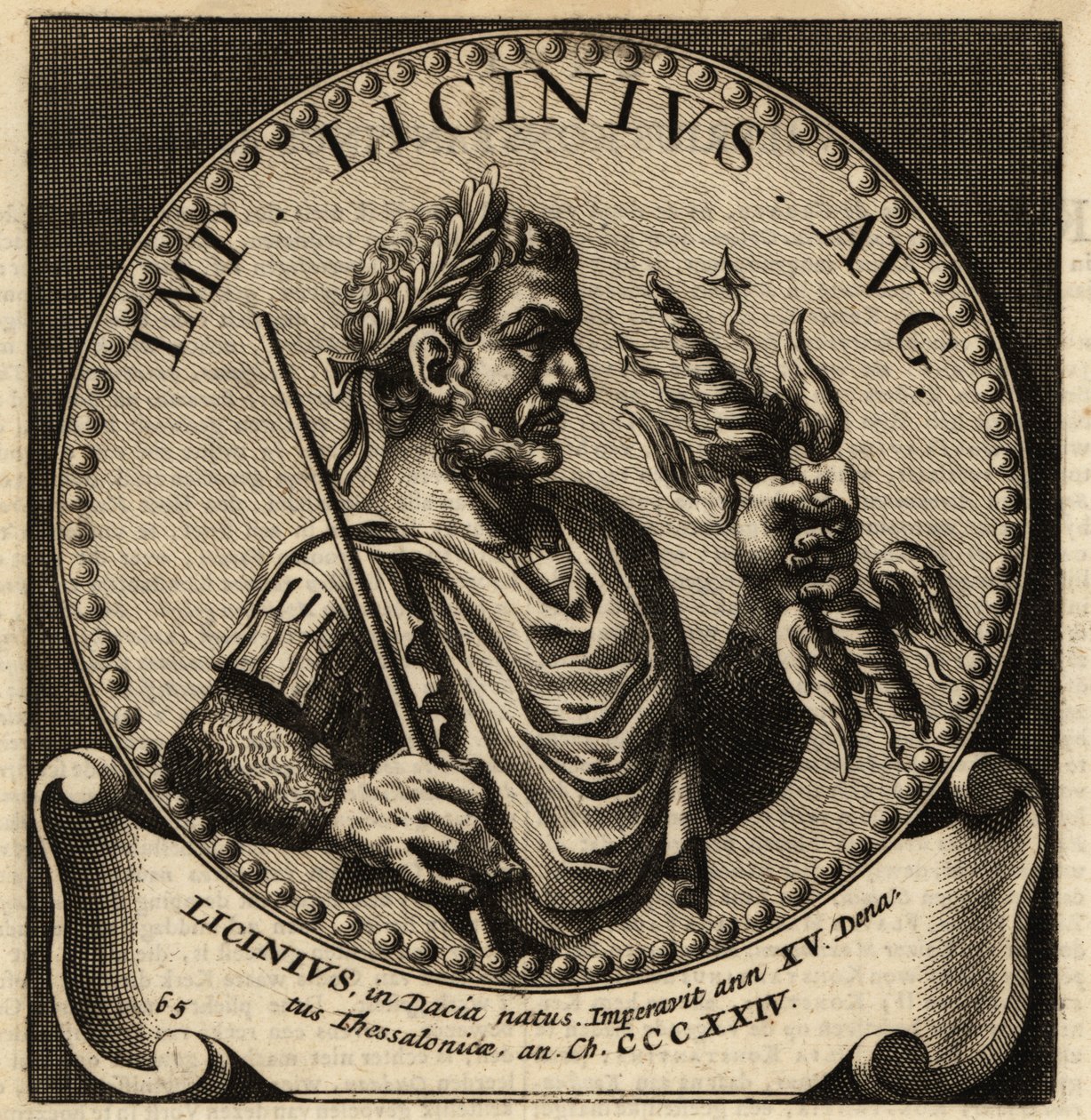 Porträt des römischen Kaisers Licinius von Netherlandish School