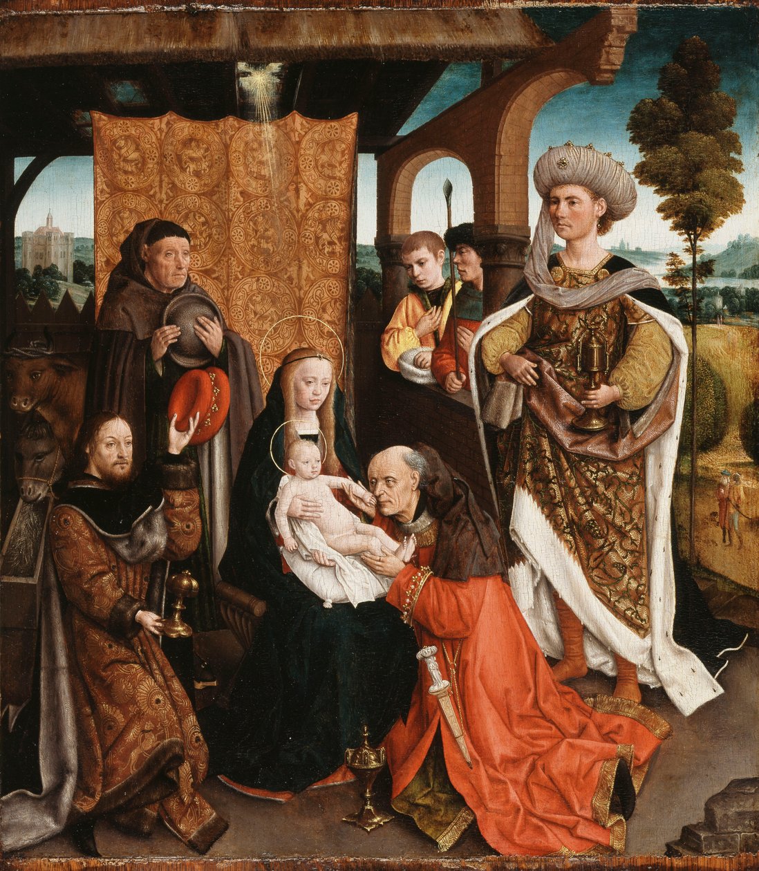Die Anbetung der Könige von Netherlandish School