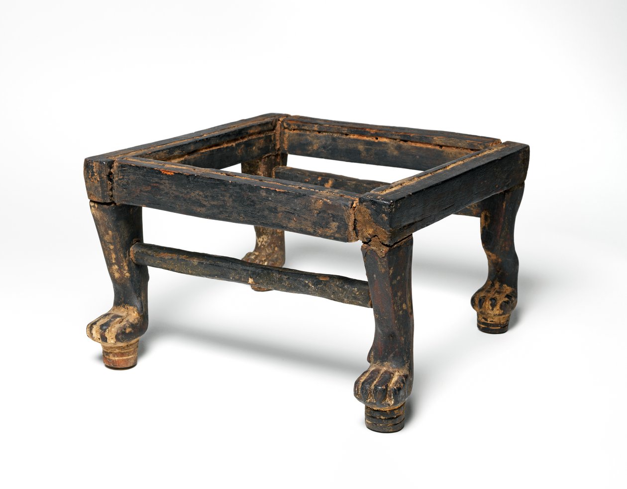 Ein Hocker (Holz) von New Kingdom Egyptian