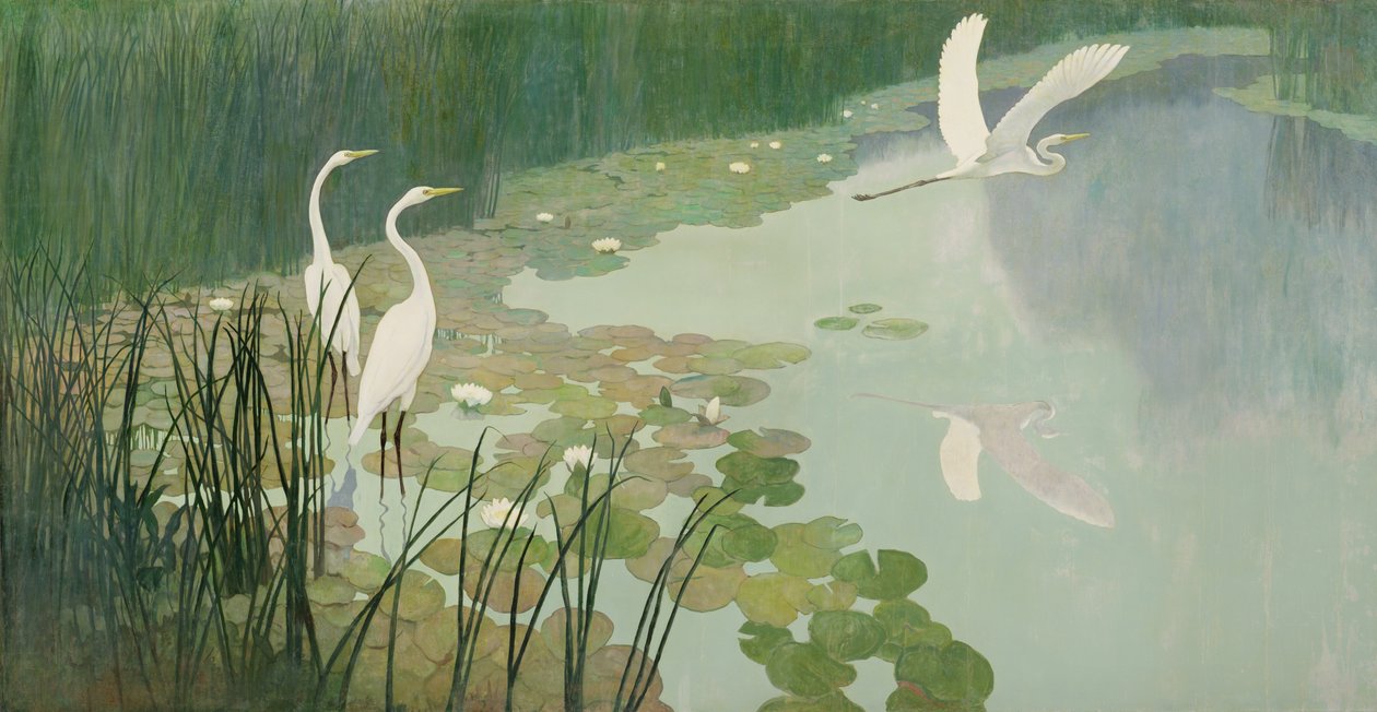 Reiher im Sommer, 1941 von Newell Convers Wyeth