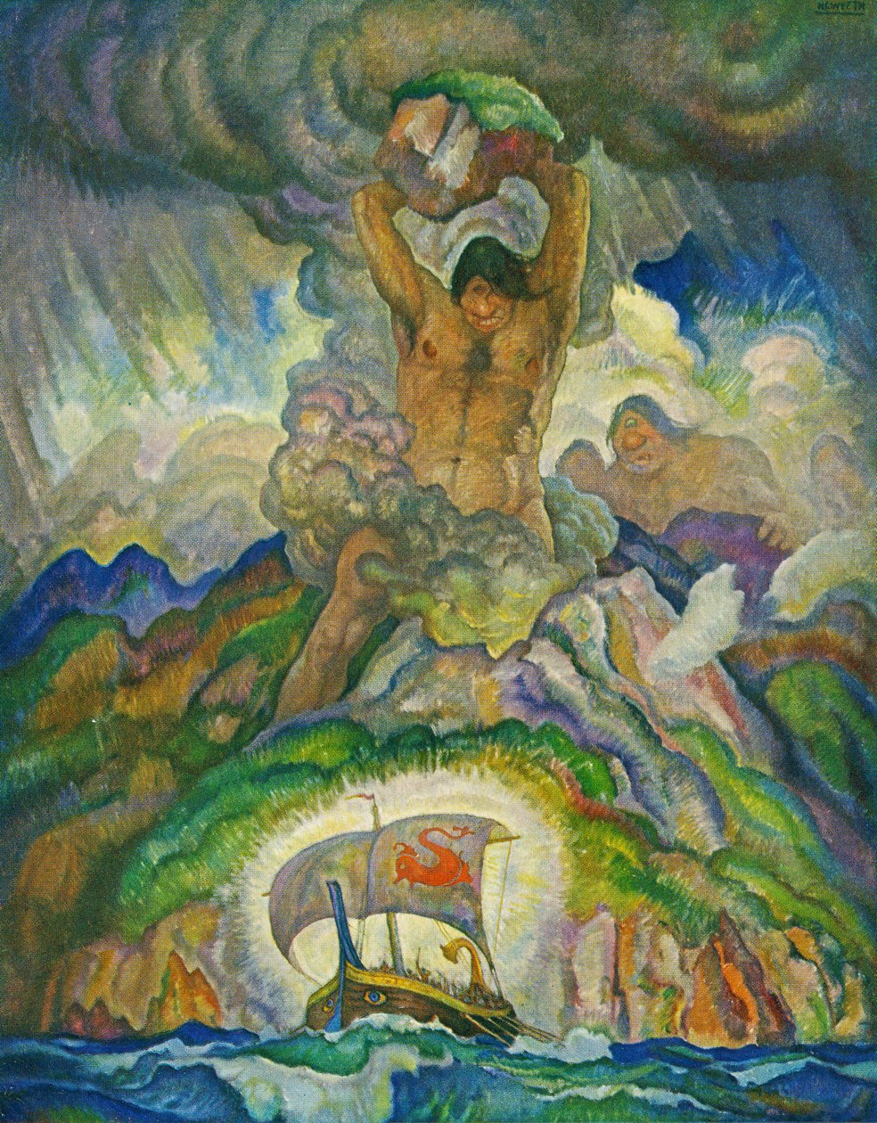 Polyphem, der Zyklop von Newell Convers Wyeth