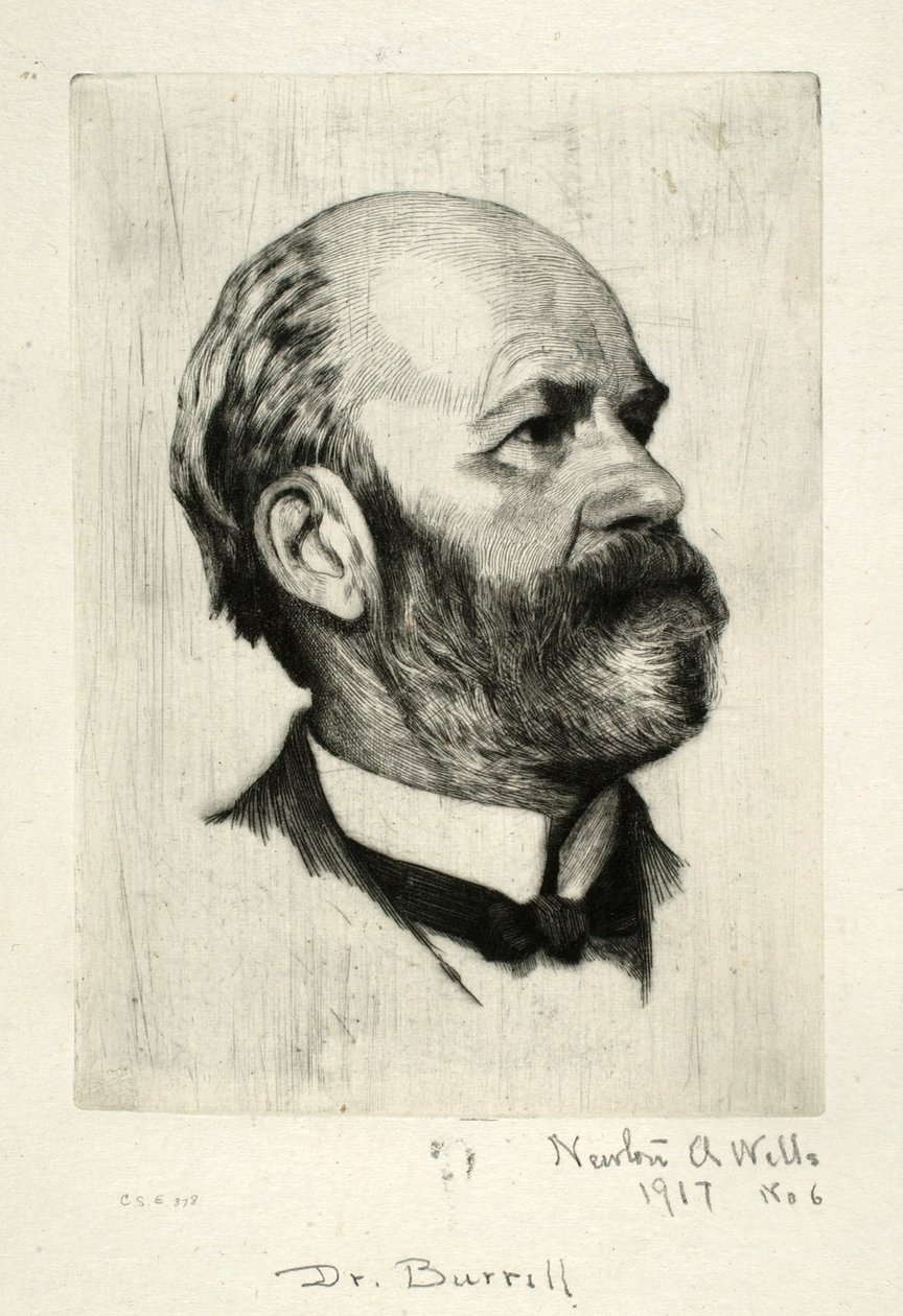 Porträt von Dr. Burrill von Newton A. Wells