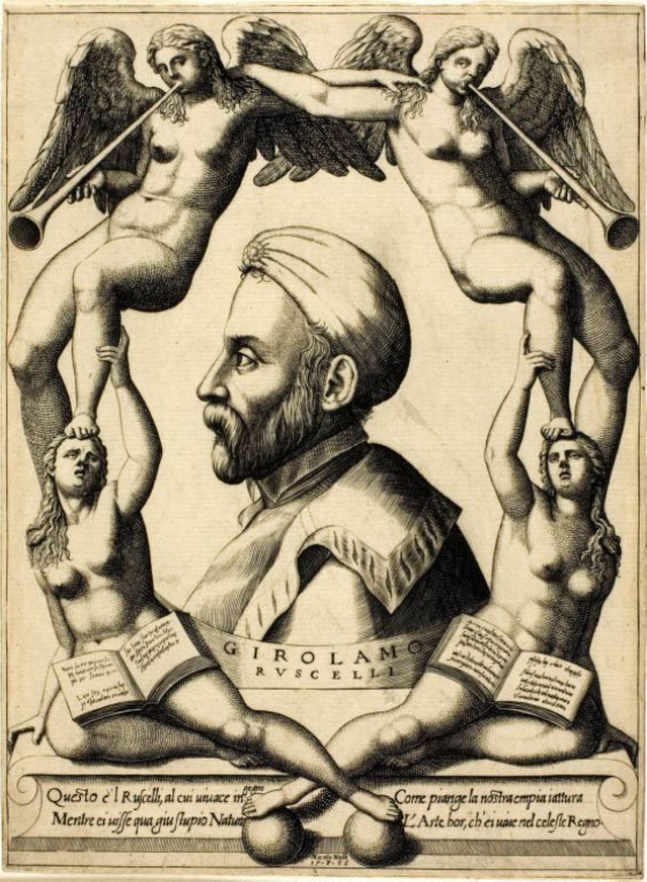 Porträt von Girolamo Ruscelli von Niccolò Nelli