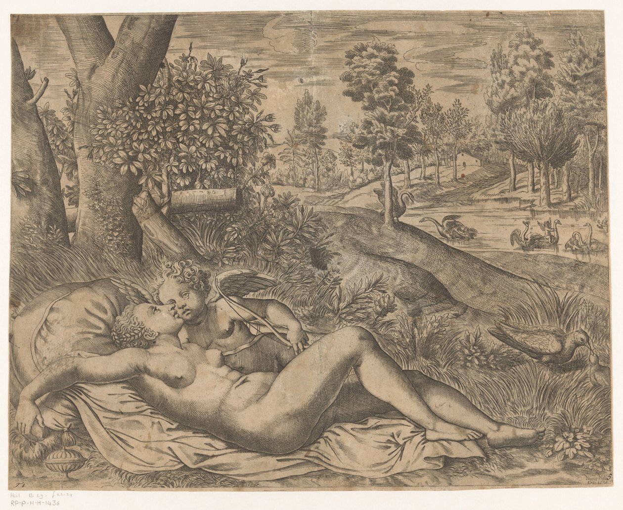 Venus und Amor von Niccolò Nelli