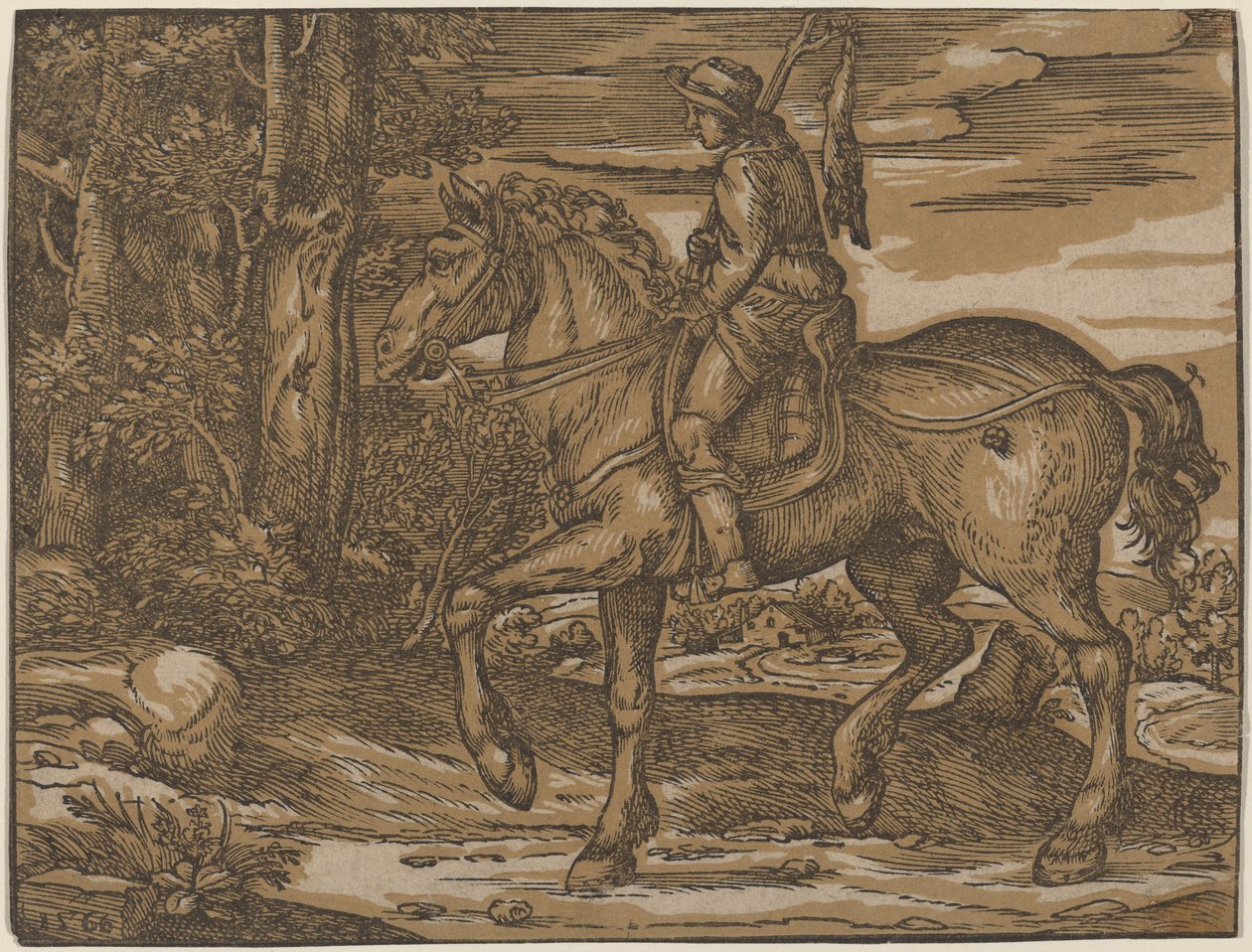 Jäger zu Pferd von Niccolo Boldrini